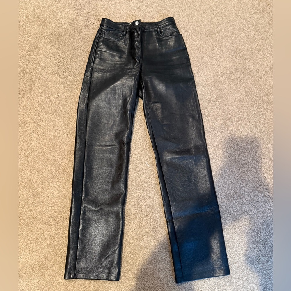 Aritzia Wilfred Black Melina Pant